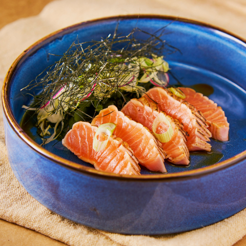 Zalmtataki met wakame