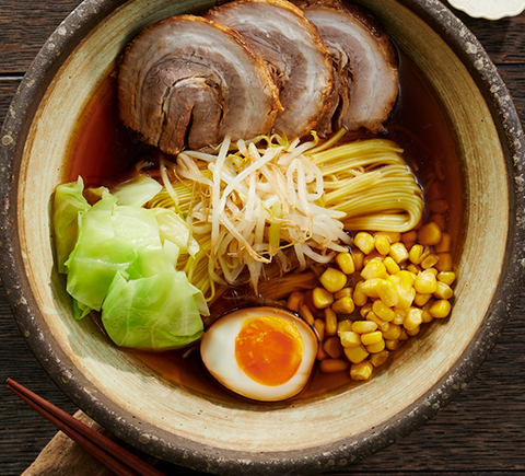 Japanse sojasausramen