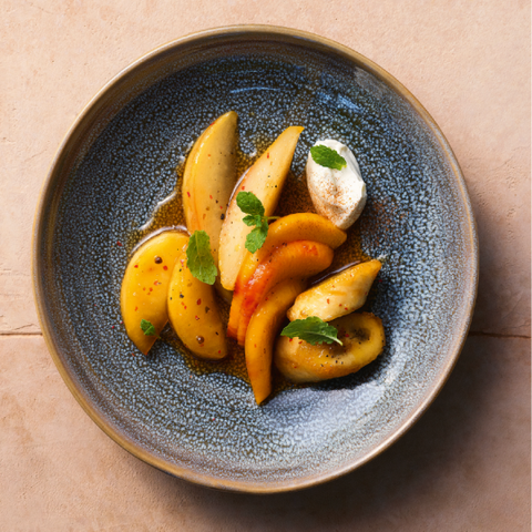 Fruitpakketjes met glazuur