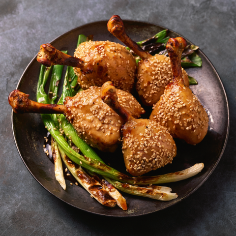 Kiplolly's met BBQ-mosterdsaus