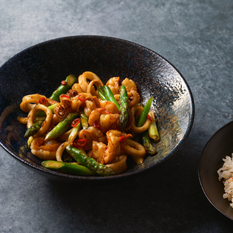 Zeevruchten uit de wok