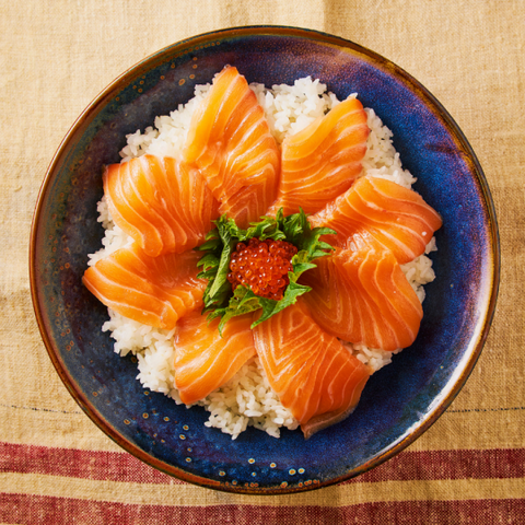 Gemarineerde zalm don