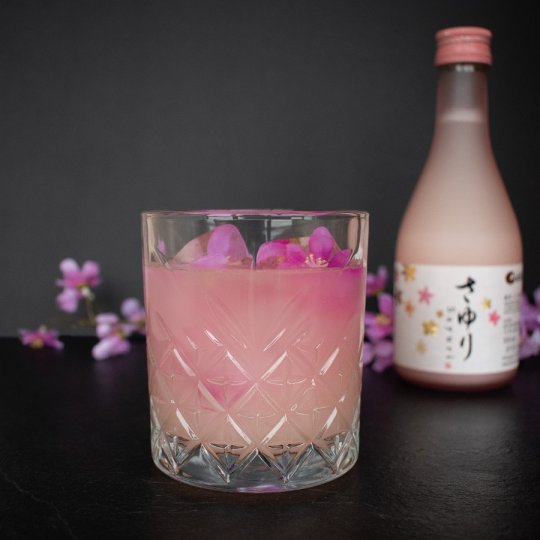 Pink Sakura Cocktail