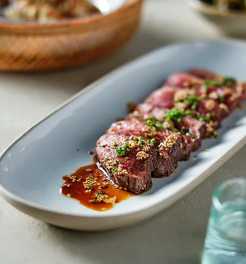 Beef sashimi