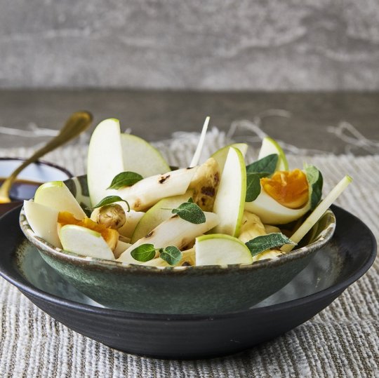 Gegrilde aspergesalade